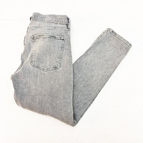 AGOLDE Toni Straight Leg Denim Jeans Gray Wash Distressed A133-1138 Size 28 - Picture 9 of 9